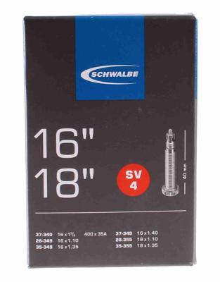 Schwalbe binnenband sv4 16/18 inch (37-340/35-355) fv 40 mm