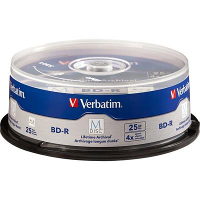Verbatim 98909 M-Disc Blu-ray 25 GB 25 stuk(s) Spindel