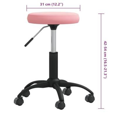 VidaXL Massagekruk fluweel roze