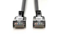 Digitus DK-1632-A-005S-BL RJ45 Netwerkkabel, patchkabel CAT 6A F/FTP 0.5 m Zwart Kleurcodering, Afgeschermd, Meerdradig, Met anti-kniktule 1 stuk(s) - thumbnail