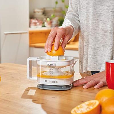 Elektrische juicer Black & Decker BXCJ25E Wit Grijs 25 W 350 ml - thumbnail