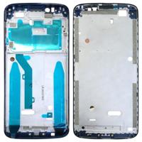 Voorzijde huisvesting LCD Frame Bezel voor Motorola Moto G6 Play (zwart) - thumbnail