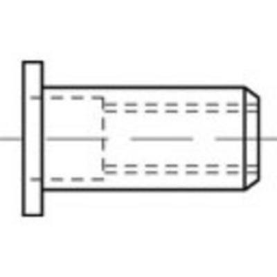 TOOLCRAFT TO-5380464 Popmoer M4 RVS 500 stuk(s)