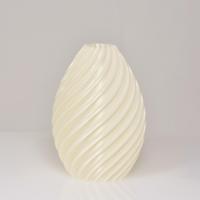 Heather 3D vaas 19x13cm Wit - thumbnail