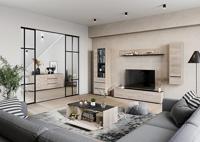 Germania Cantoria Eiken | Zwart Vitrinekast - thumbnail