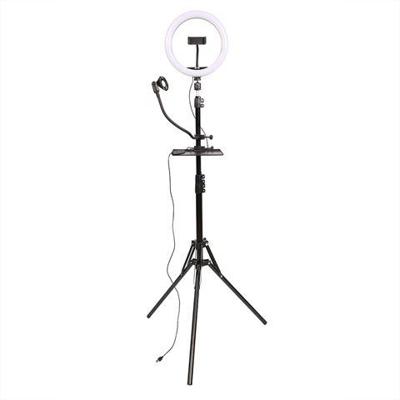 StudioKing led vlog set sk-k190 met ringlamp en microfoonhouder
