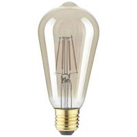LightMe LM85058 LED-lamp E27 Ballon 4.5 W Barnsteen (Ø x h) 64 mm x 140 mm Filament / Retro-LED 1 stuk(s) - thumbnail