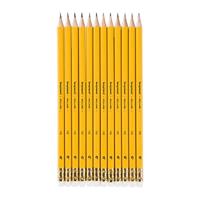 Grafietpotlood bruynzeel hb met gum set 12 stuks - thumbnail