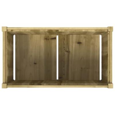VidaXL Plantenbak 90x50x50 cm geïmpregneerd grenenhout VidaXL Plantenbak 90x50x50 cm geïmpregneerd grenenhout