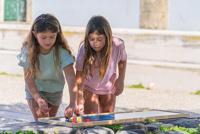 BS Toys Shuffleboard met 8 schijven - 2 spelers - thumbnail