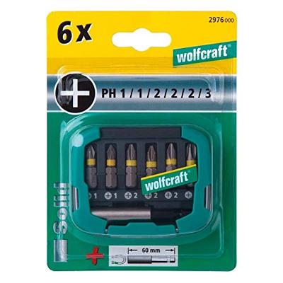 Wolfcraft Bit-box | TORX® | T10-25 | 7-delig | 1 set - 2978000 Wolfcraft Bit-box | TORX® | T10-25 | 7-delig | 1 set - 2978000