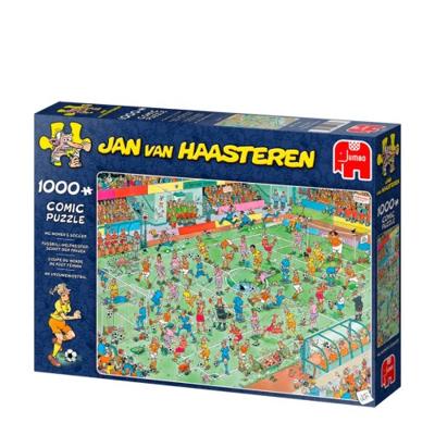 Jumbo Puzzel Jan Van Haasteren Vrouwenvoetbal 1000 Stukjes