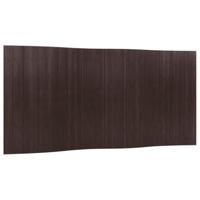 Kamerscherm 165x400 cm bamboe donkerbruin - thumbnail