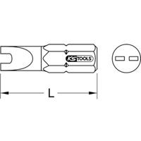 KS Tools 911.2910 Spanner-bit 4 mm Speciaal staal C 6.3 1 stuk(s) - thumbnail
