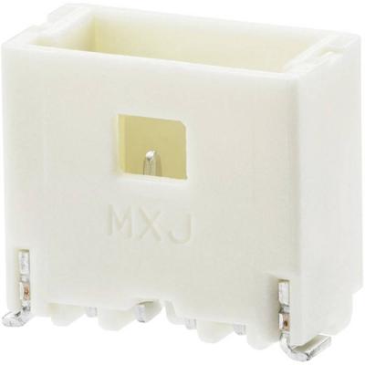 Molex 5013310407 Male header, inbouw (standaard) Totaal aantal polen: 4 Rastermaat: 1 mm Inhoud: 1 stuk(s) Tape on Full reel