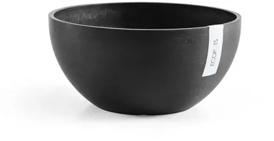 Ecopots Brussels Donkergrijs Ø35 x H16,5 cm Ecopots Brussels Donkergrijs Ø35 x H16,5 cm
