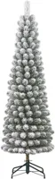 Black Box Trees Charlton Pilar kunstkerstboom besneeuwd groen 230cm - thumbnail