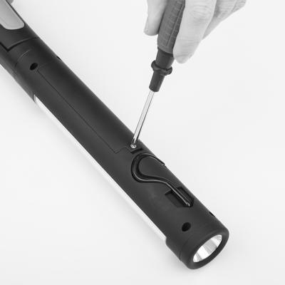 Smartwares LED Looplamp op batterijen met haak - Draai- en Kantelbaar - Draadloos - Zwart