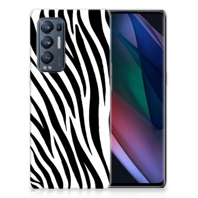 OPPO Find X3 Neo | TPU Hoesje | Zebra