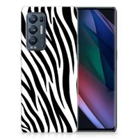 OPPO Find X3 Neo | TPU Hoesje | Zebra - thumbnail