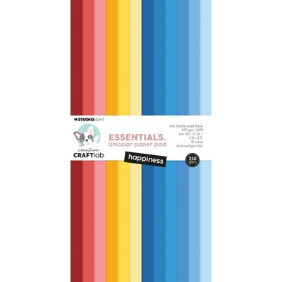 Creative Craftlab • essentials unicolor paper pad happiness