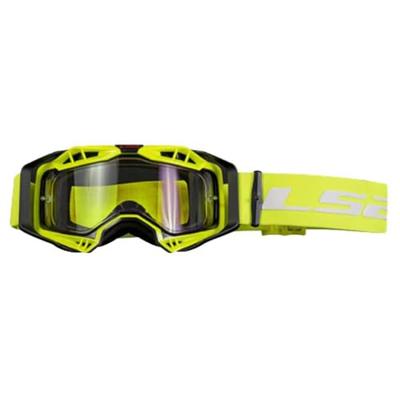 LS2 "aura enduro" crossbril glasses aura enduro black/yellow
