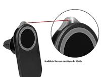 Eufab Nothammer und Gurtschneider Telefoonhouder voor in de auto Bevestigingswijze (auto): Ventilatierooster - thumbnail