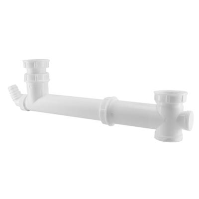 Wiesbaden Riko gootsteen duplo afvoer ongelijk 11/2&apos;&apos;