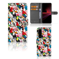 Sony Xperia 1 III | Telefoonhoesje | Met pasjeshouder | Birds - thumbnail