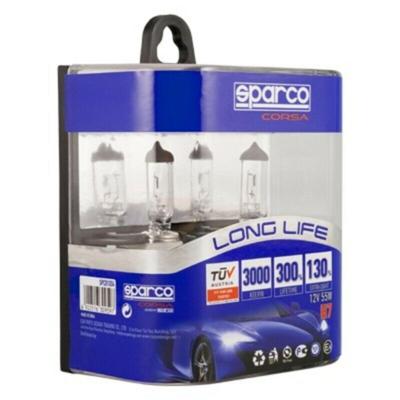 Gloeilamp voor de auto Sparco Long Life E-Mark H7 12V 55W 3000K