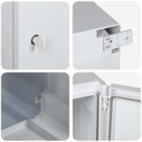 VidaXL Bedieningskast grijs 47 x 20 x 60 cm abs kunststof - thumbnail