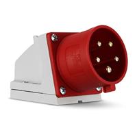 REV REV Ritter 0510622555 CEE-wandstekker 32 A 5-polig 400 V 1 stuk(s) - thumbnail