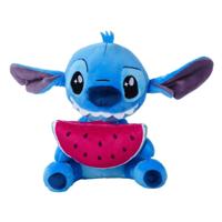 Disney Lilo & Stitch pluchen knuffel Stitch met watermeloen - 25 cm - thumbnail