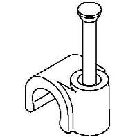 OBO Bettermann 2228416 Nagelklem Grijs 25 stuk(s) - thumbnail