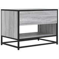 Tv-meubel 61x40x46 cm bewerkt hout metaal grijs sonoma eiken - thumbnail