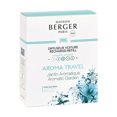 Maison Berger Paris navulling autoparfum aroma travel aromatic garden 2 stuks
