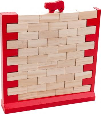 Houten Evenwichtsspel Vallende Muur