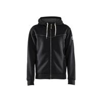 Blåkläder 4933 Hoodie met rits gevoerd zwart - maat L - thumbnail