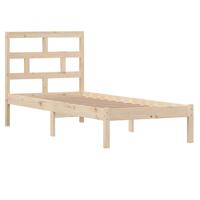 Bedframe massief hout 90x190 cm - thumbnail