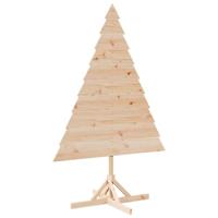 VidaXL Kerstdecoratie kerstboom 180 cm massief hout - thumbnail