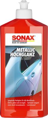 SONAX autopolitur "metallichochglanz " metallic high gloss 500 m pet bottle SONAX autopolitur "metallichochglanz " metallic high gloss 500 m pet bottle