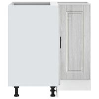 Keuken hoekonderkast "Porto" bewerkt hout grijs sonoma eiken - thumbnail