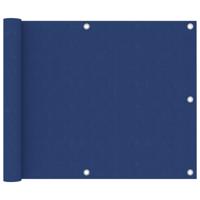 VidaXL Balkonscherm 75x500 cm oxford stof blauw - thumbnail