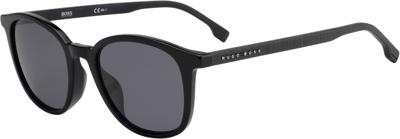 Hugo Boss zonnebril heren wayfarer cat. 2 zwart/grijs (1138 F/S) Hugo Boss zonnebril heren wayfarer cat. 2 zwart/grijs (1138 F/S)