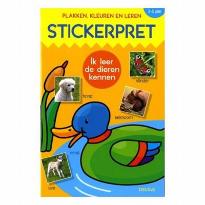 Deltas Stickerpret - ik leer de dieren kennen