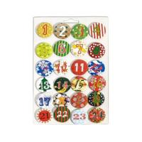 Deco Heitmann Button adventskalender 4 cm set van 24 | 24 stuks - thumbnail