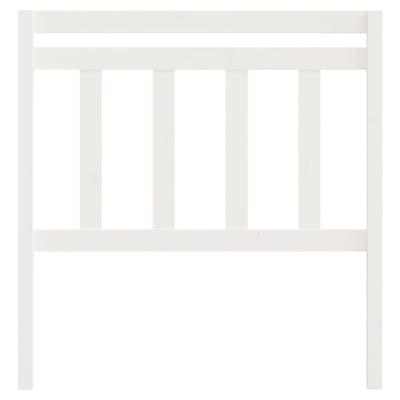 Hoofdbord 106x4x100 cm massief grenenhout wit