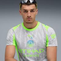 Manchester City 3rd Shirt Senior 2025/2026 - Maat XL - Kleur: LichtgeelGrijs | Soccerfanshop - thumbnail