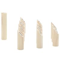 13-delige Nummerkubb spelset met draagtas massief grenenhout - thumbnail