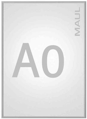 Maul MAULstandard 6604008 Klapframe Zilver 1 x DIN A0 1 stuk(s) (b x h x d) 885 x 1233 x 20 mm